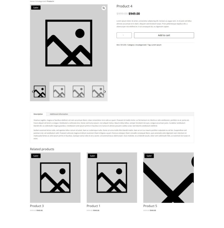 product 4 layout for divi desktop